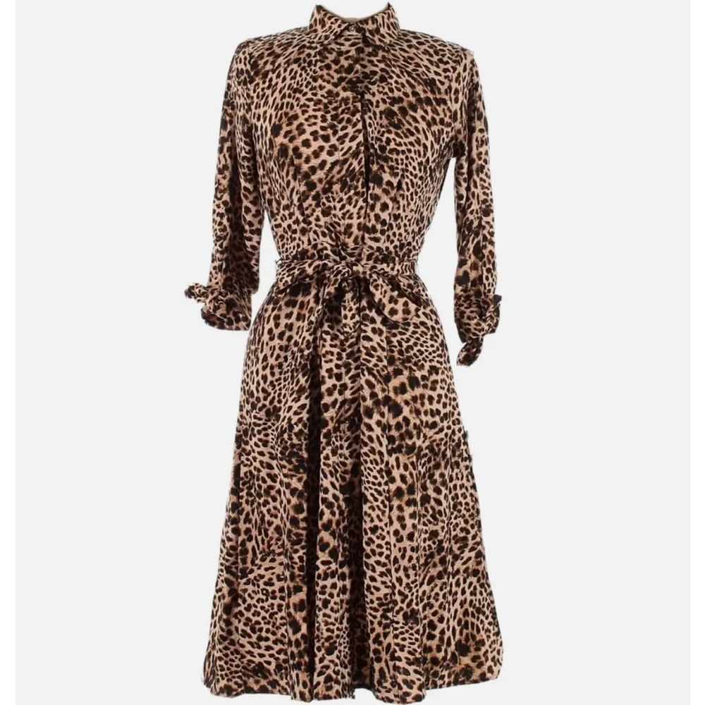 Calvin Klein cheetah print dress size 12